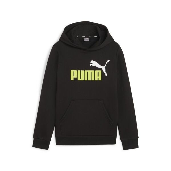 Puma ESSENTIALS + BIG LOGO HOODIE Chlapecká mikina, černá, veľkosť 152