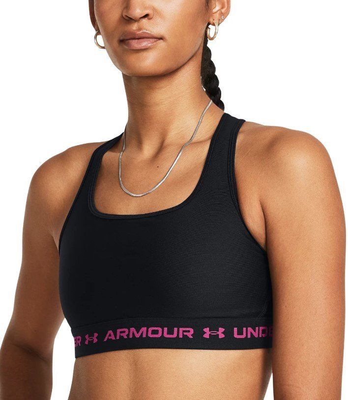 Podprsenka Under Armour Crossback Mid Bra-BLK