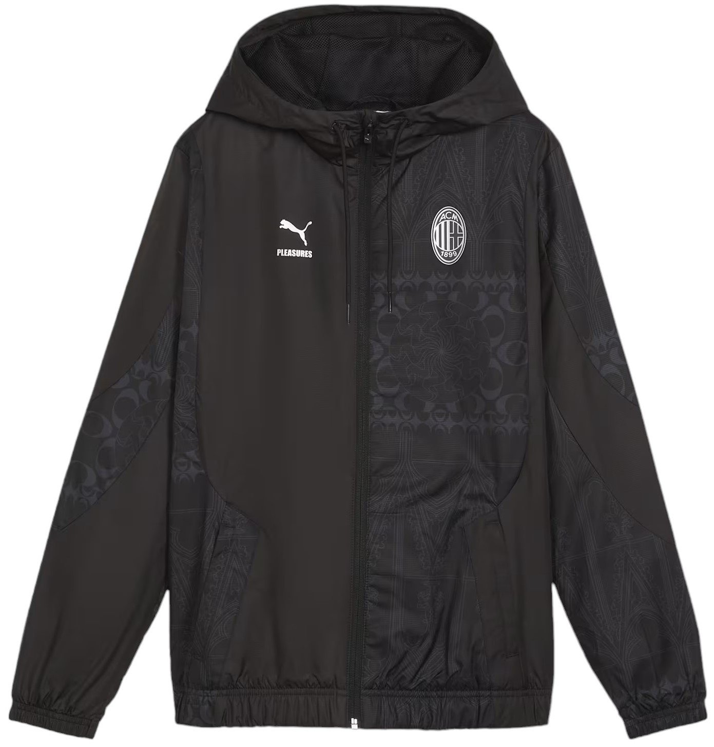 Bunda s kapucí Puma  AC Milan x Pleasures Prematch Jacket Womens