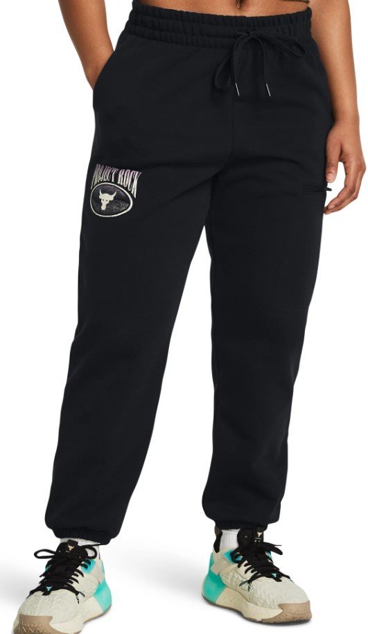 Kalhoty Under Armour Pjt Rck Q1 HW Terry Pant-BLK