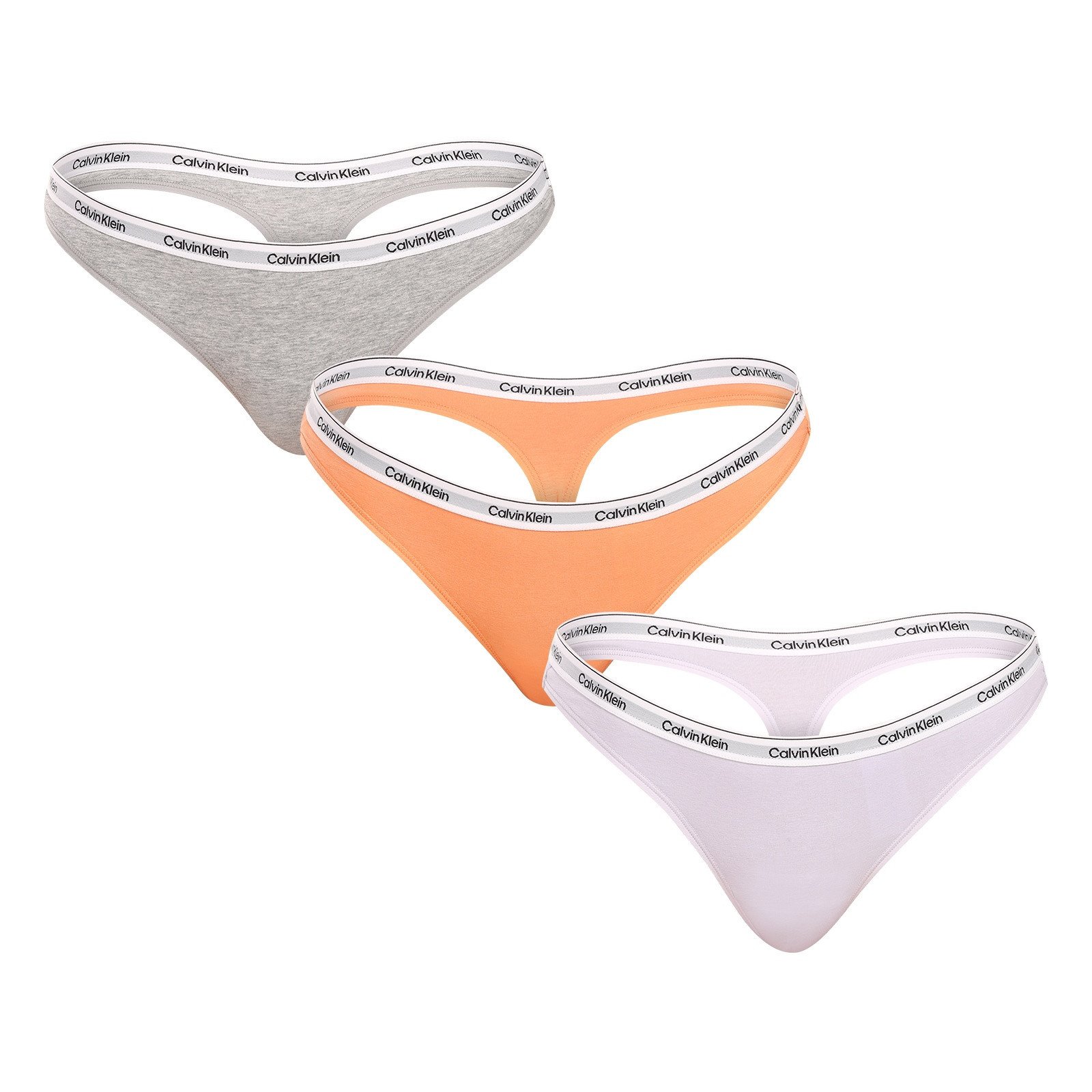 3PACK dámská tanga Calvin Klein vícebarevná (QD5209E-NPA) L