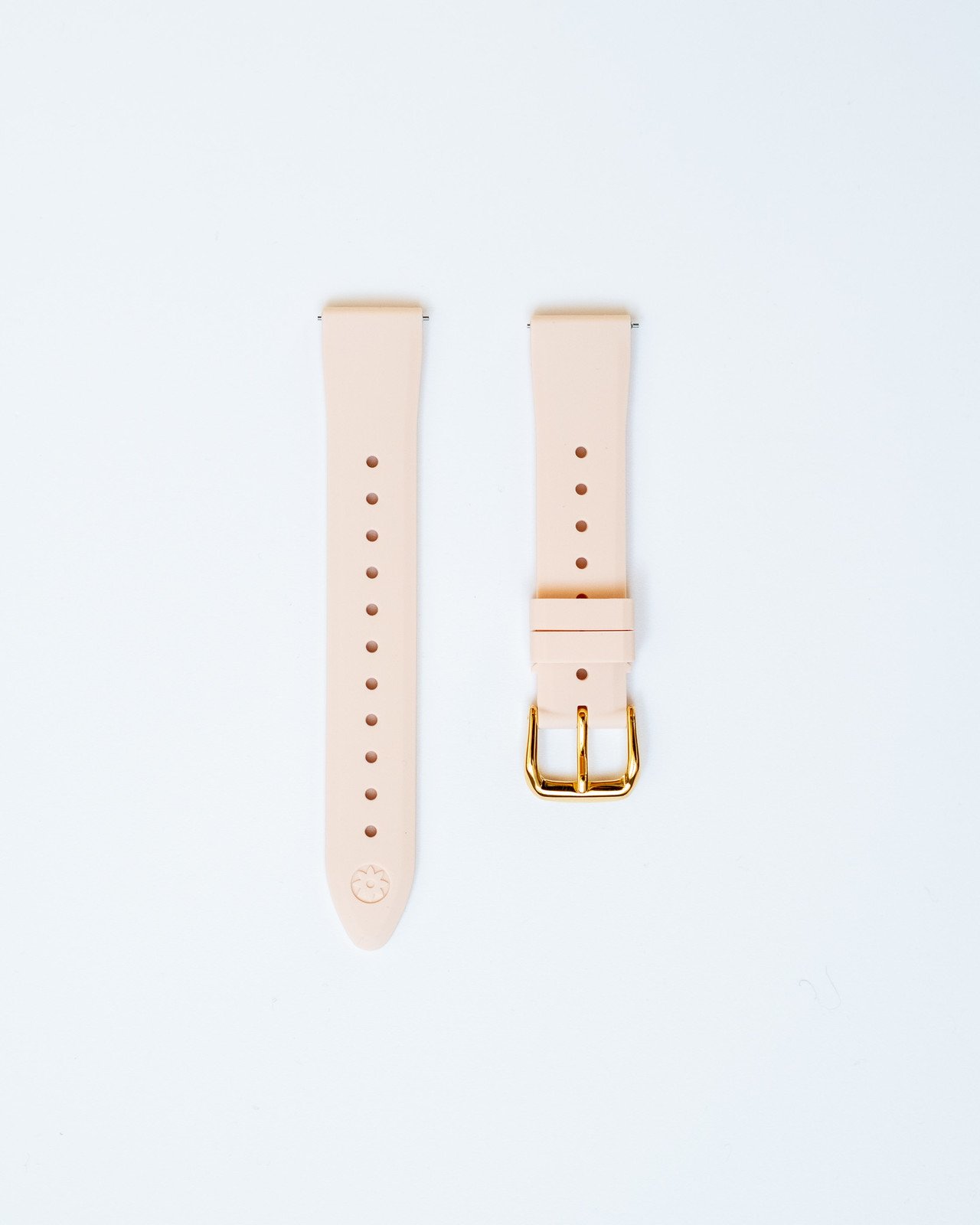 Řemínek ARMODD Candywatch Premium/Diamond 3, Crystal 2 silikonový růžový se zlatou sponou (18 mm)