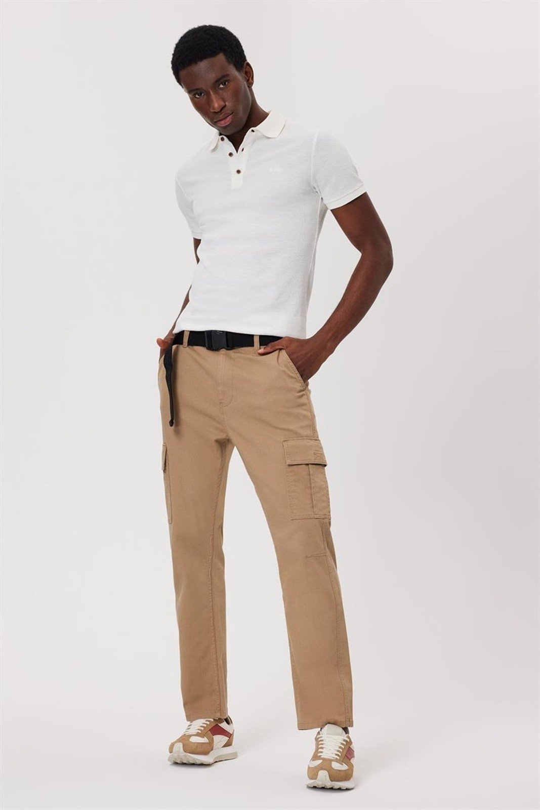 Lee Cooper Fair 1 Men's Woven Trousers Beige