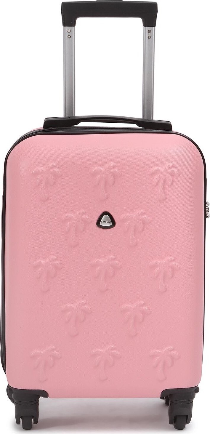 Kabinový kufr Semi Line T5564-1 Růžová