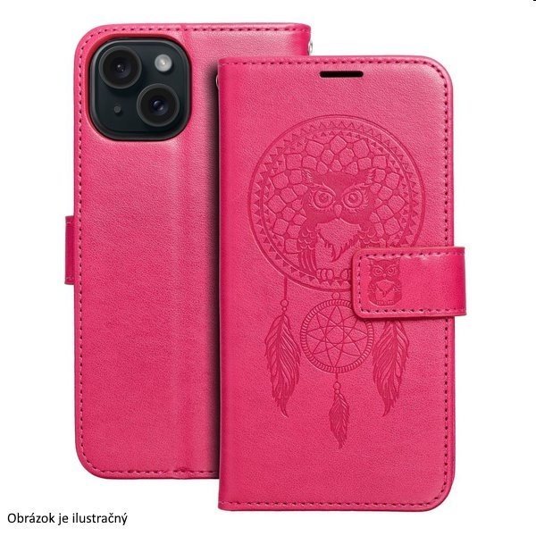 Pouzdro MEZZO Book dreamcatcher pro Samsung Galaxy A15 5G, magenta