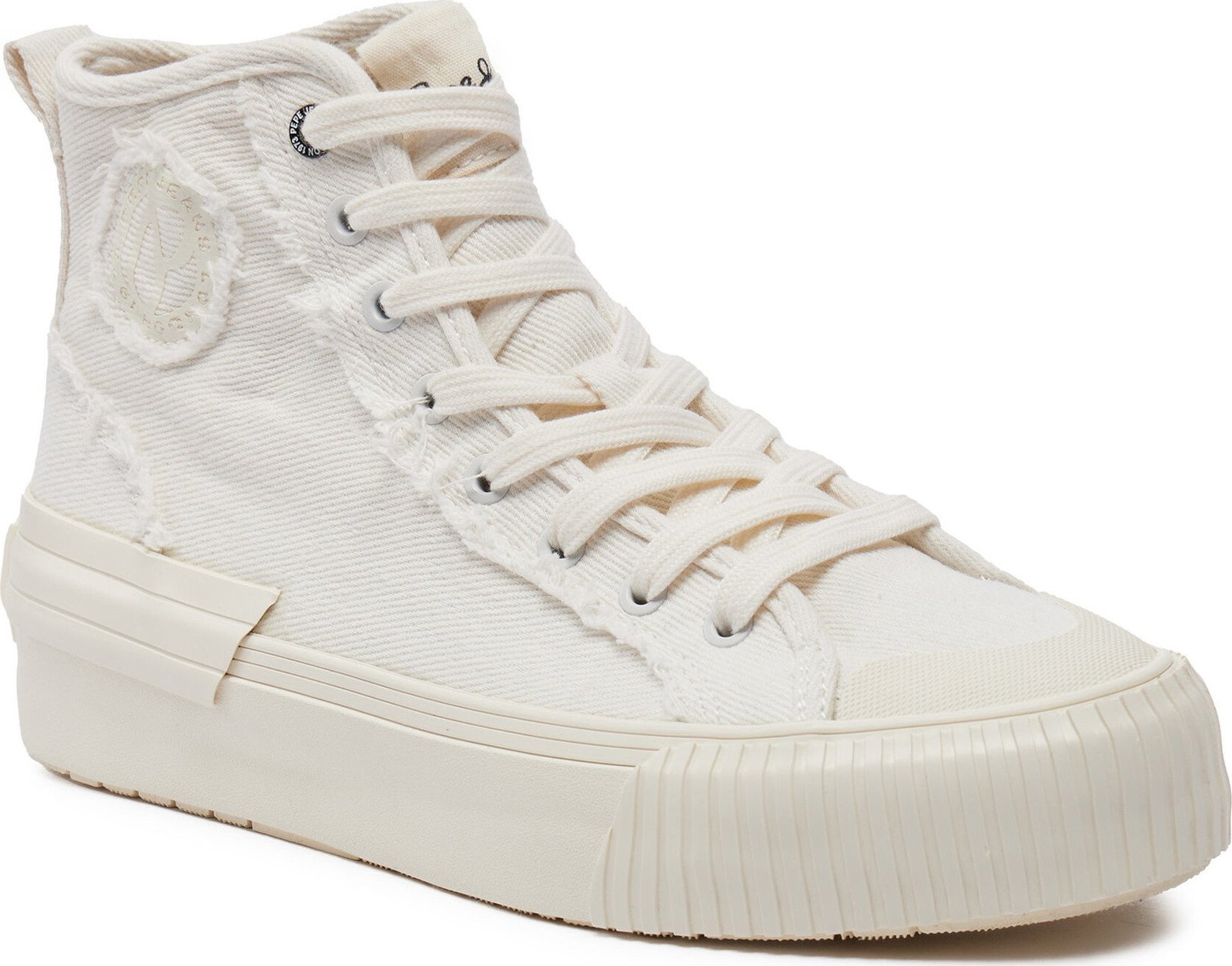 Plátěnky Pepe Jeans Samoi Soft PLS31553 Off White 803