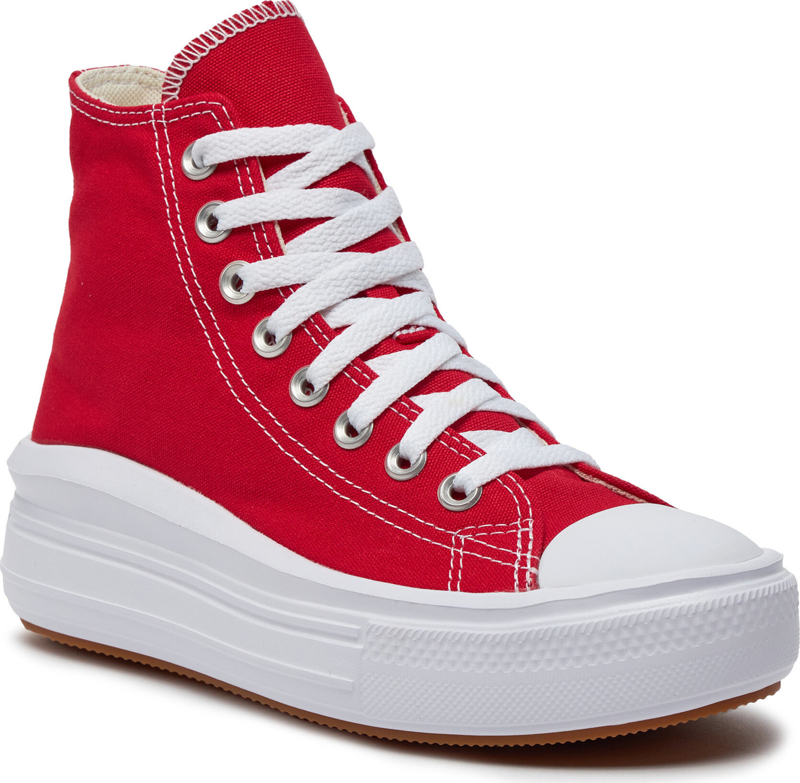 Plátěnky Converse Chuck Taylor All Star Move A09073C Red/White/Gum