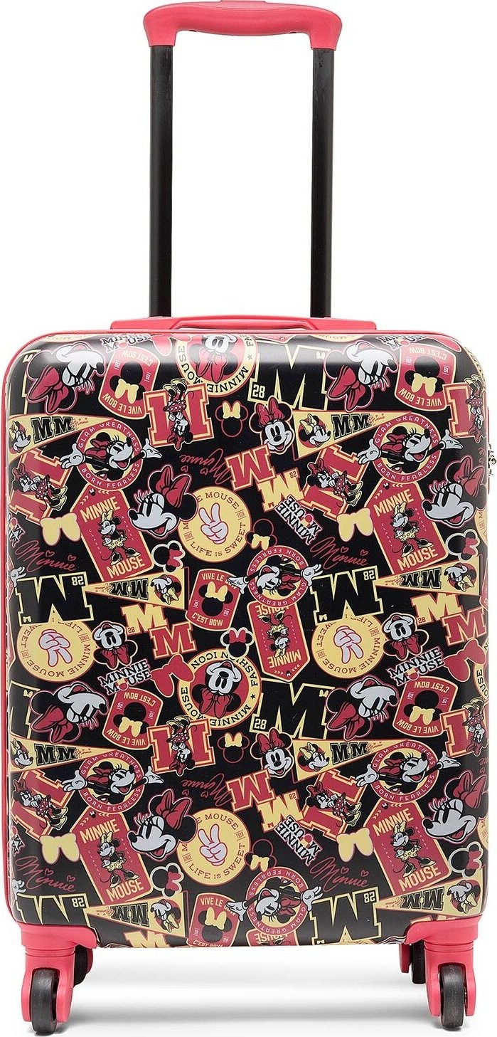 Kabinový kufr Minnie Mouse ACCCS-AW23-128DSTC-S Červená