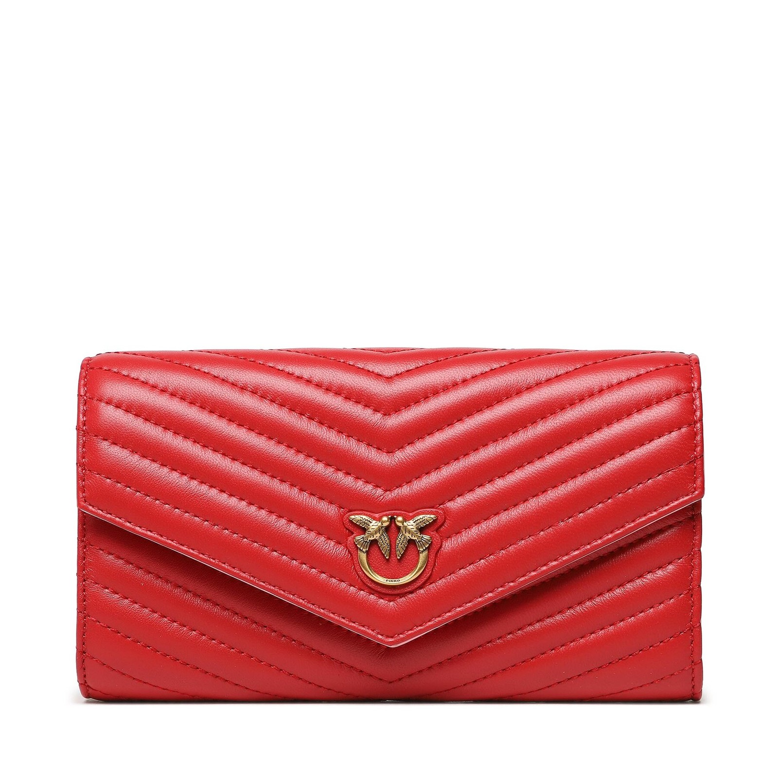 Velká dámská peněženka Pinko Compact Wallet L PE 23 PCPL 100882 A0GK Red R41Q