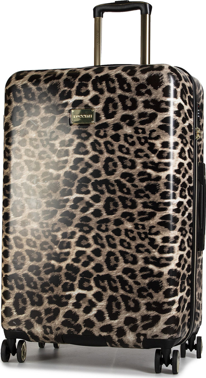 Velký kufr Puccini Beverly Hills ABS015A Leopard 6