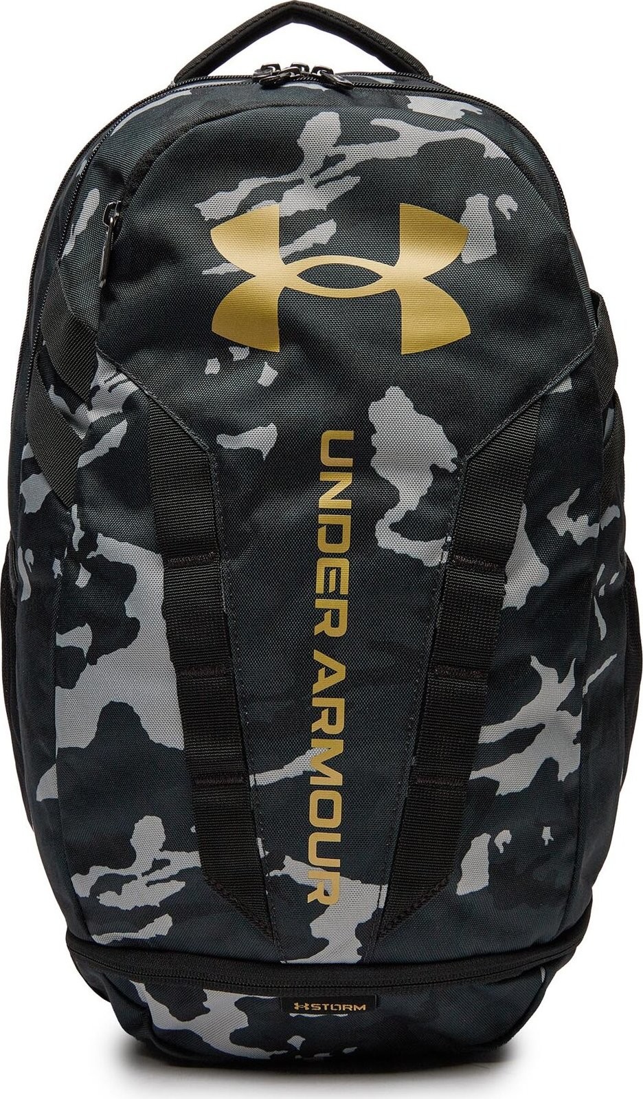 Batoh Under Armour Ua Hustle 5.0 Backpack 1361176-007 Black/Black/Metallic Gold