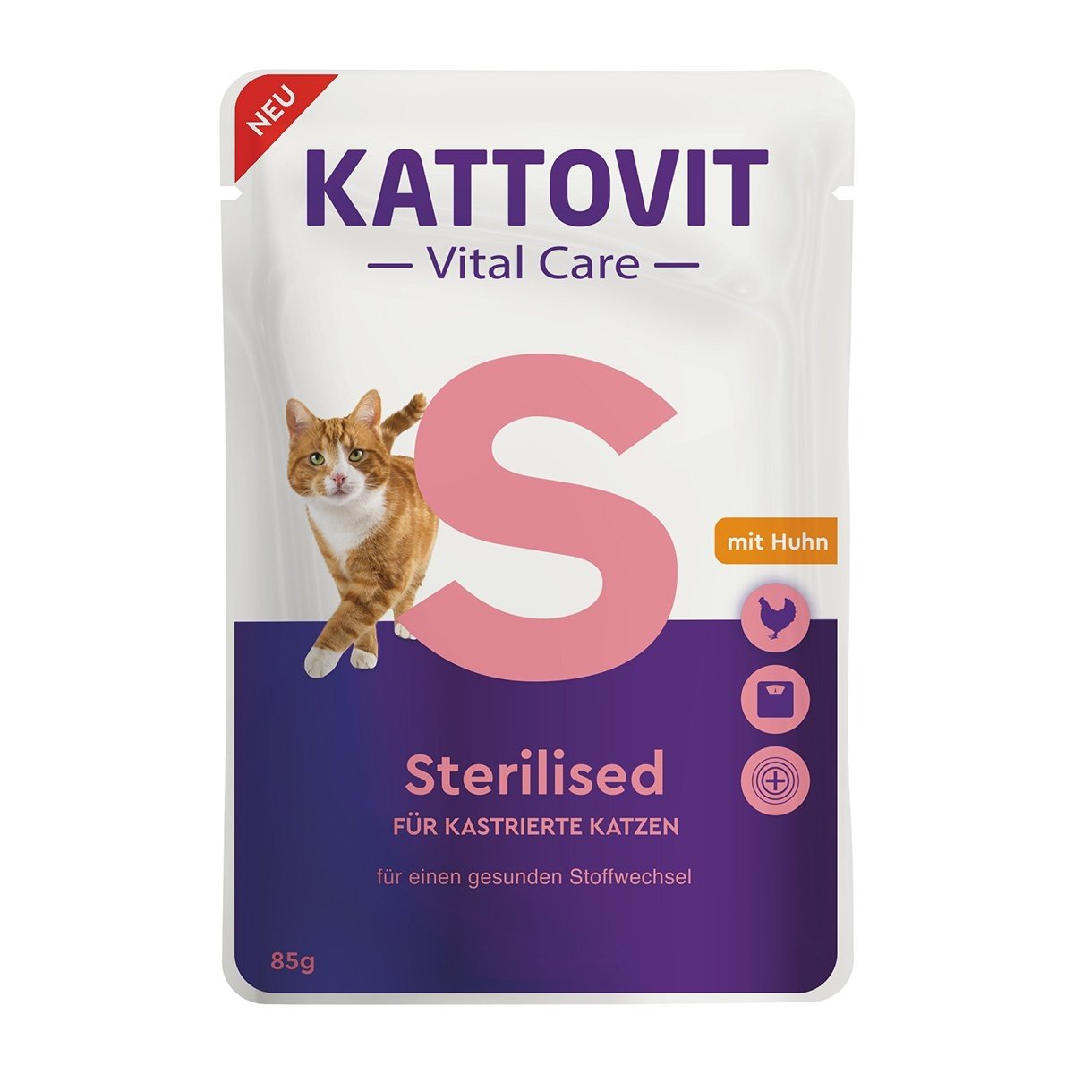 Kattovit Vital Care Sterilised Pouches 24× 85 g