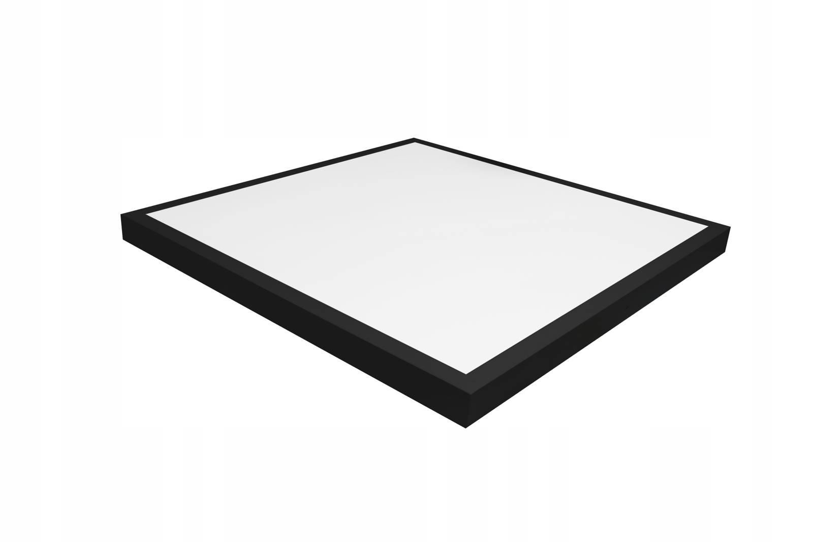 DomenoLED Přisazený LED panel černý 60 cm X 60 cm 60W barva Studená bílá