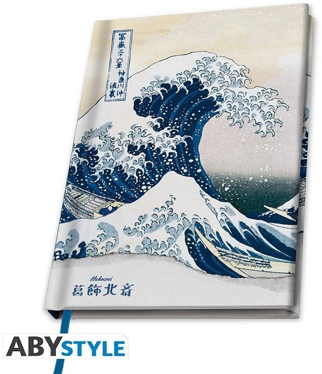 Zápisník Hokusai - Great Wave, linkovaný, A5 - ABYNOT144