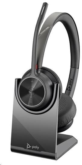 Poly Voyager 4320 MS Teams, BT700 USB-A adaptér, stereo, nabíjecí stojánek - 77Z00AA
