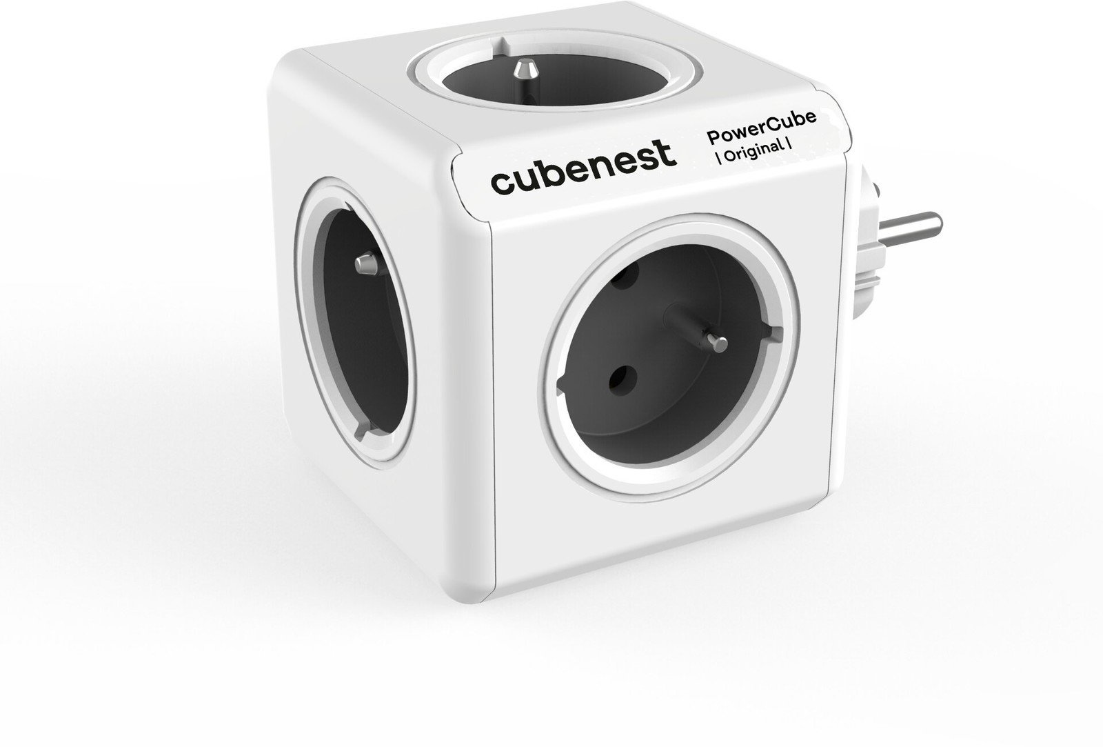 Cubenest PowerCube Original rozbočka-5ti zásuvka, šedá - 6974699971047
