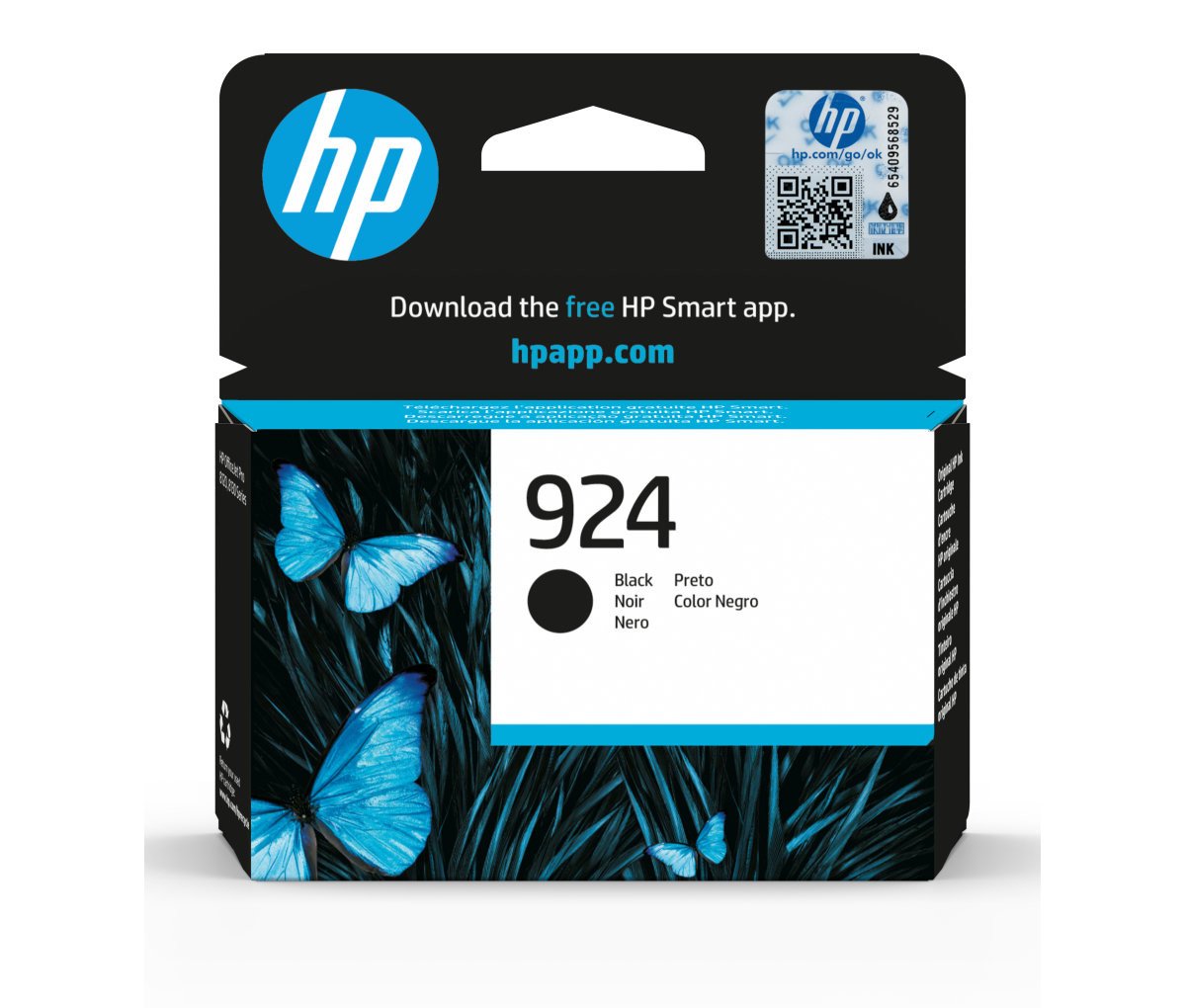 Inkoustová náplň HP 924 černá (4K0U6NE#301)