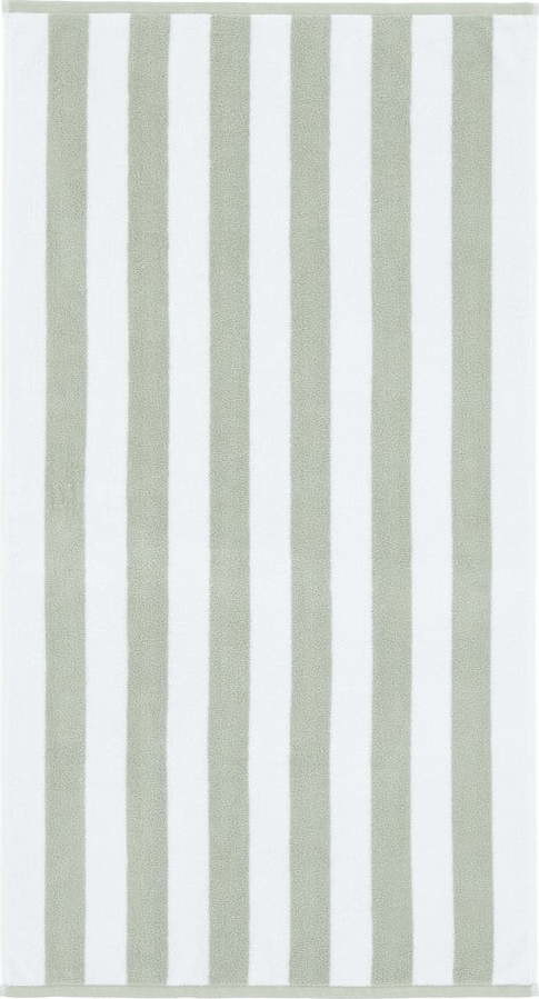 Šedo-bílý bavlněná osuška 70x120 cm – Bianca