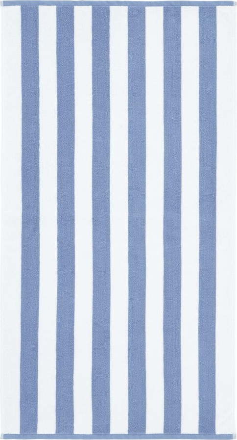 Modro-bílý bavlněný ručník 50x85 cm – Bianca
