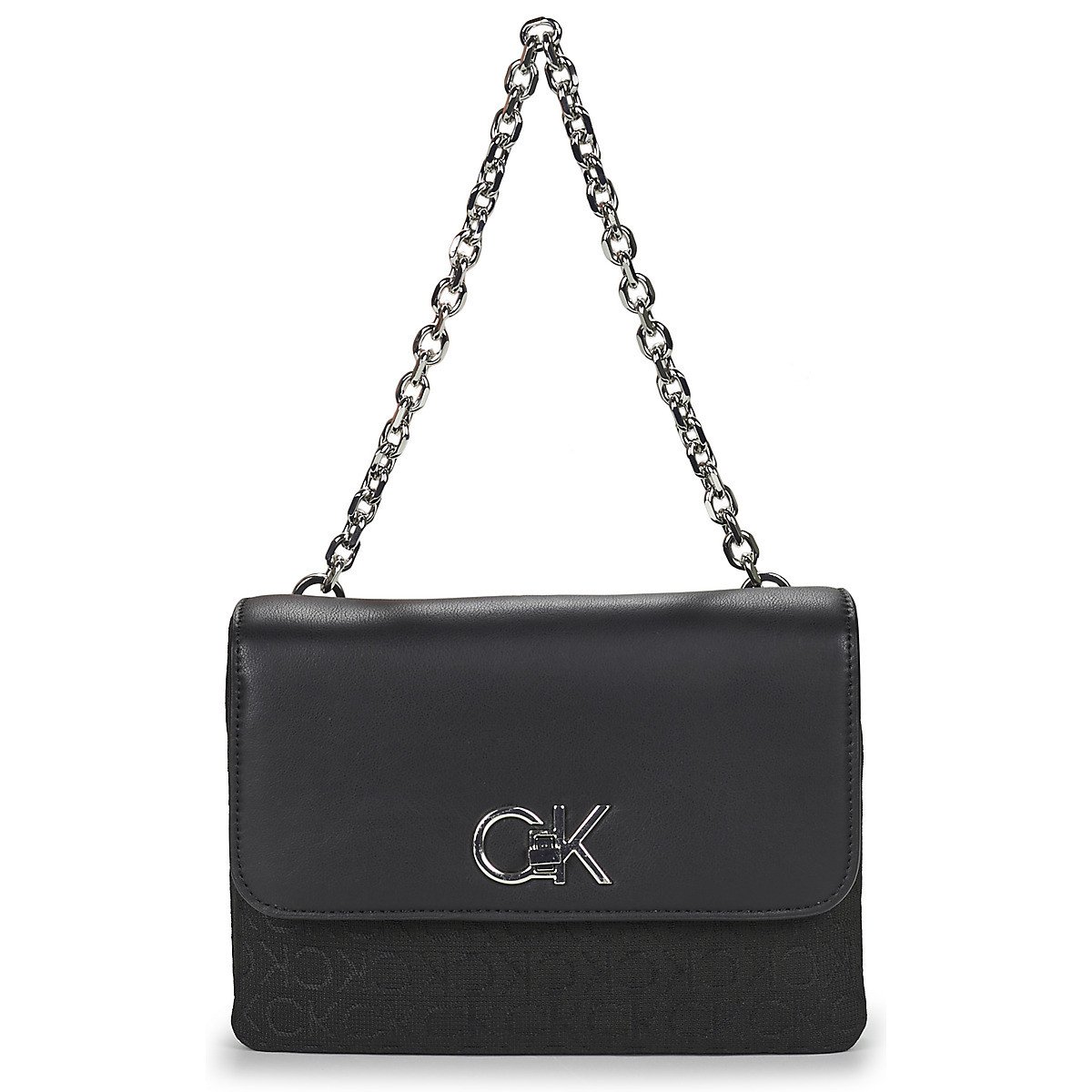 Calvin Klein Jeans  RE-LOCK DOUBLE GUSETTBAG_JCQ  Černá