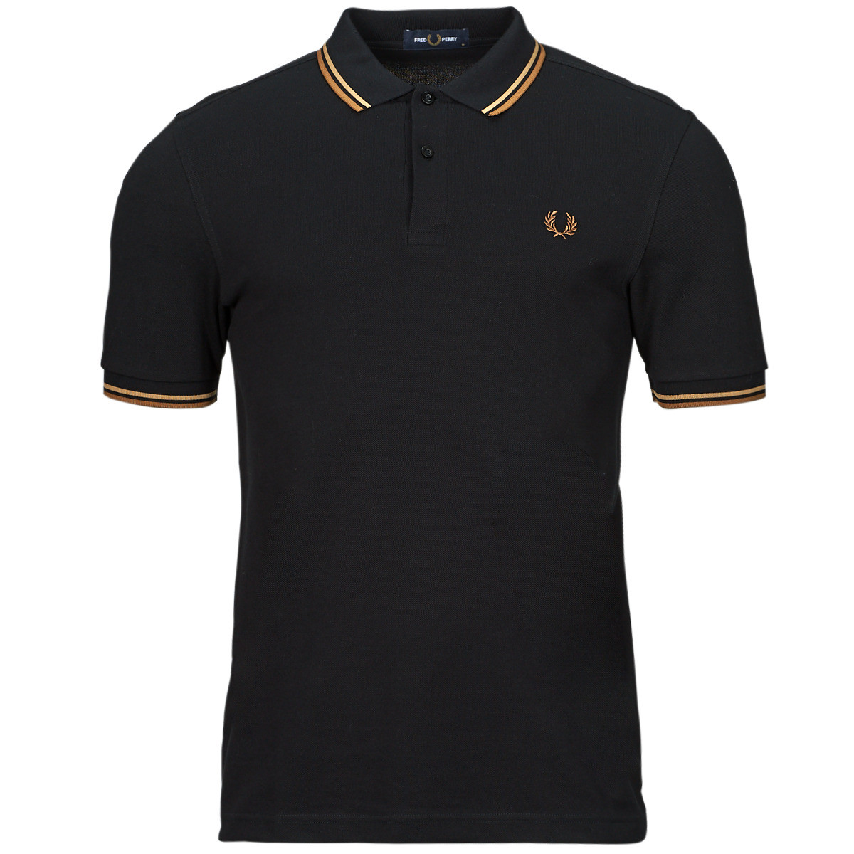Fred Perry  TWIN TIPPED FRED PERRY SHIRT  Černá