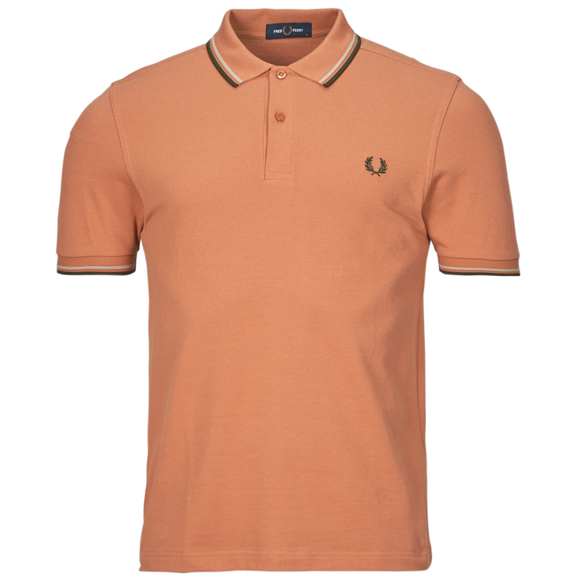 Fred Perry  TWIN TIPPED FRED PERRY SHIRT  Oranžová