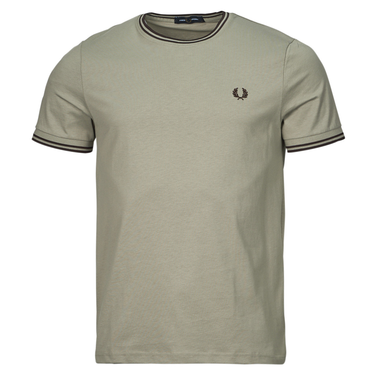 Fred Perry  TWIN TIPPED T-SHIRT  Šedá