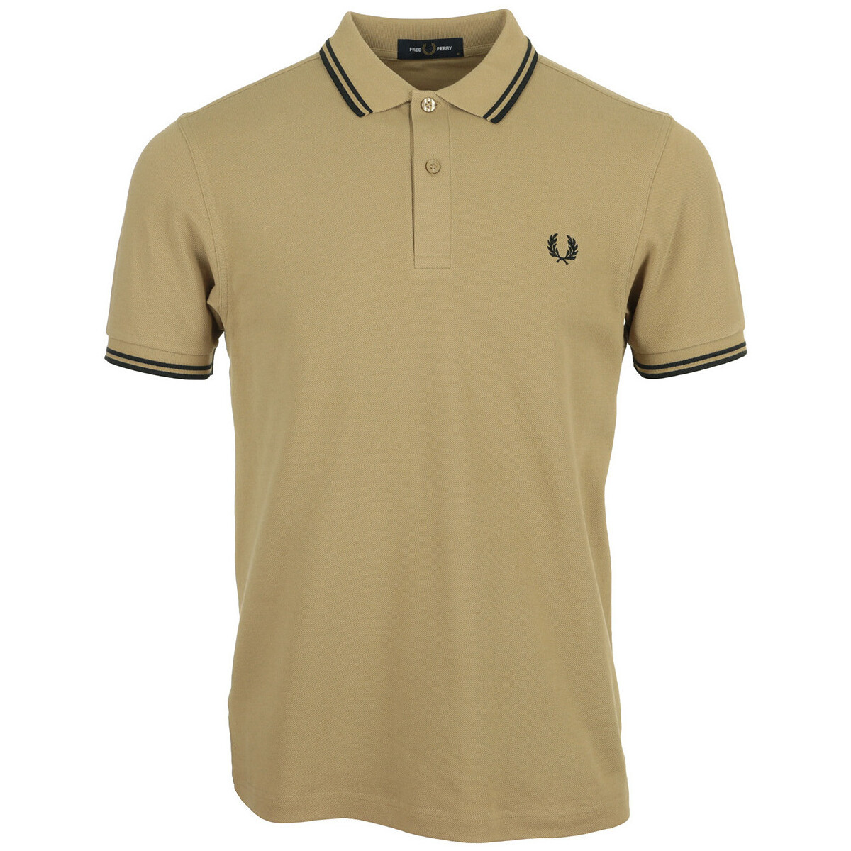 Fred Perry  Twin Tipped Shirt  Hnědá