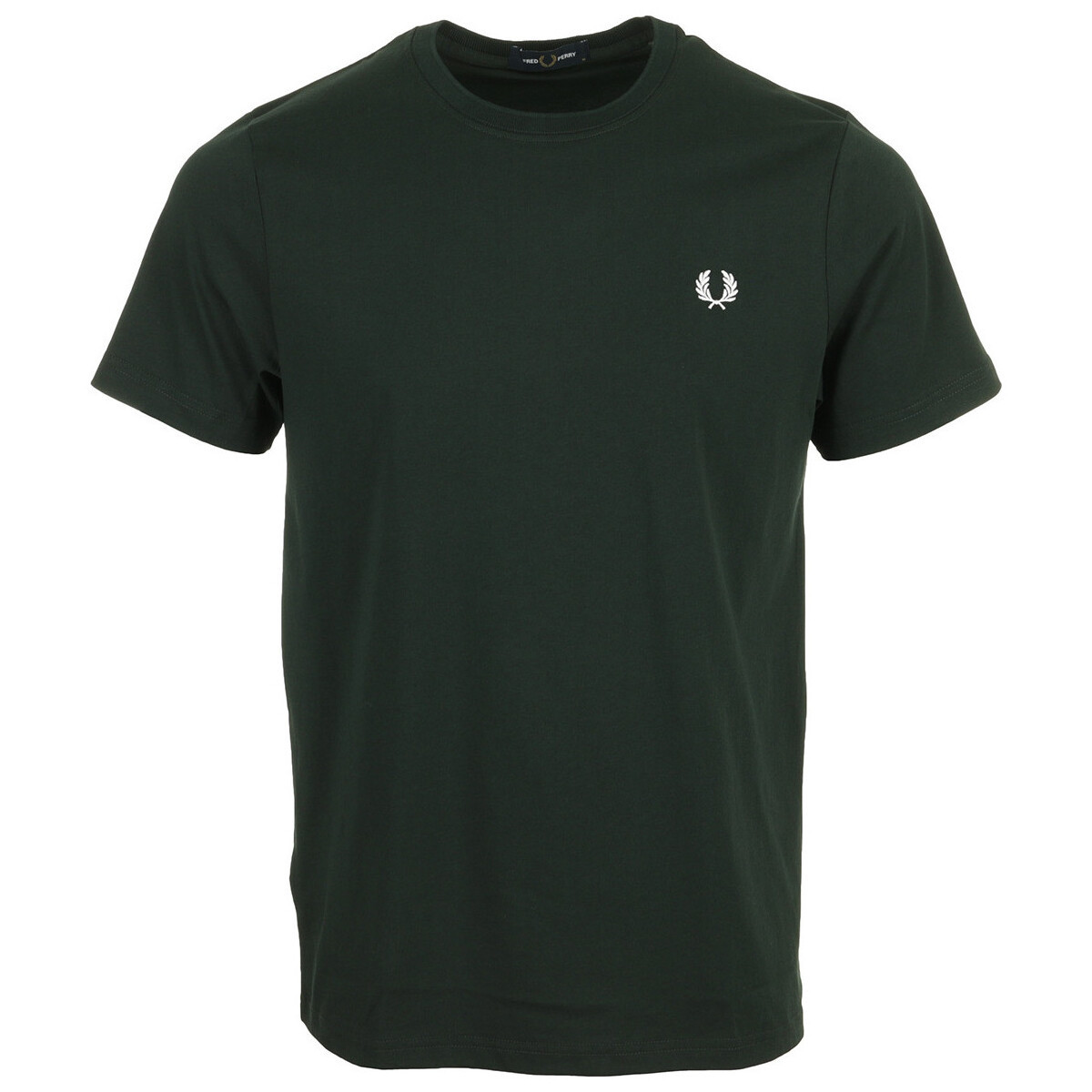 Fred Perry  Crew Neck T-Shirt  Zelená