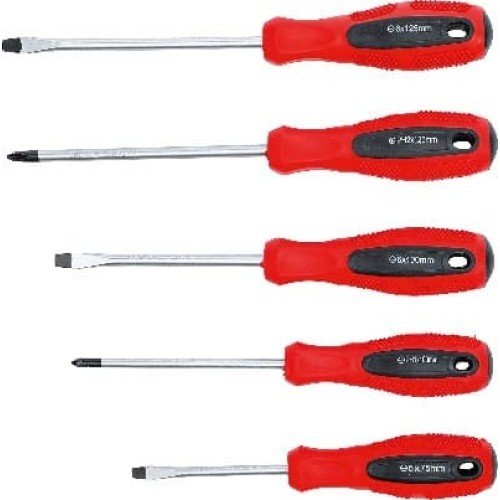 Šroubováky ploché/křížové 5dílná sada BGS BS35835