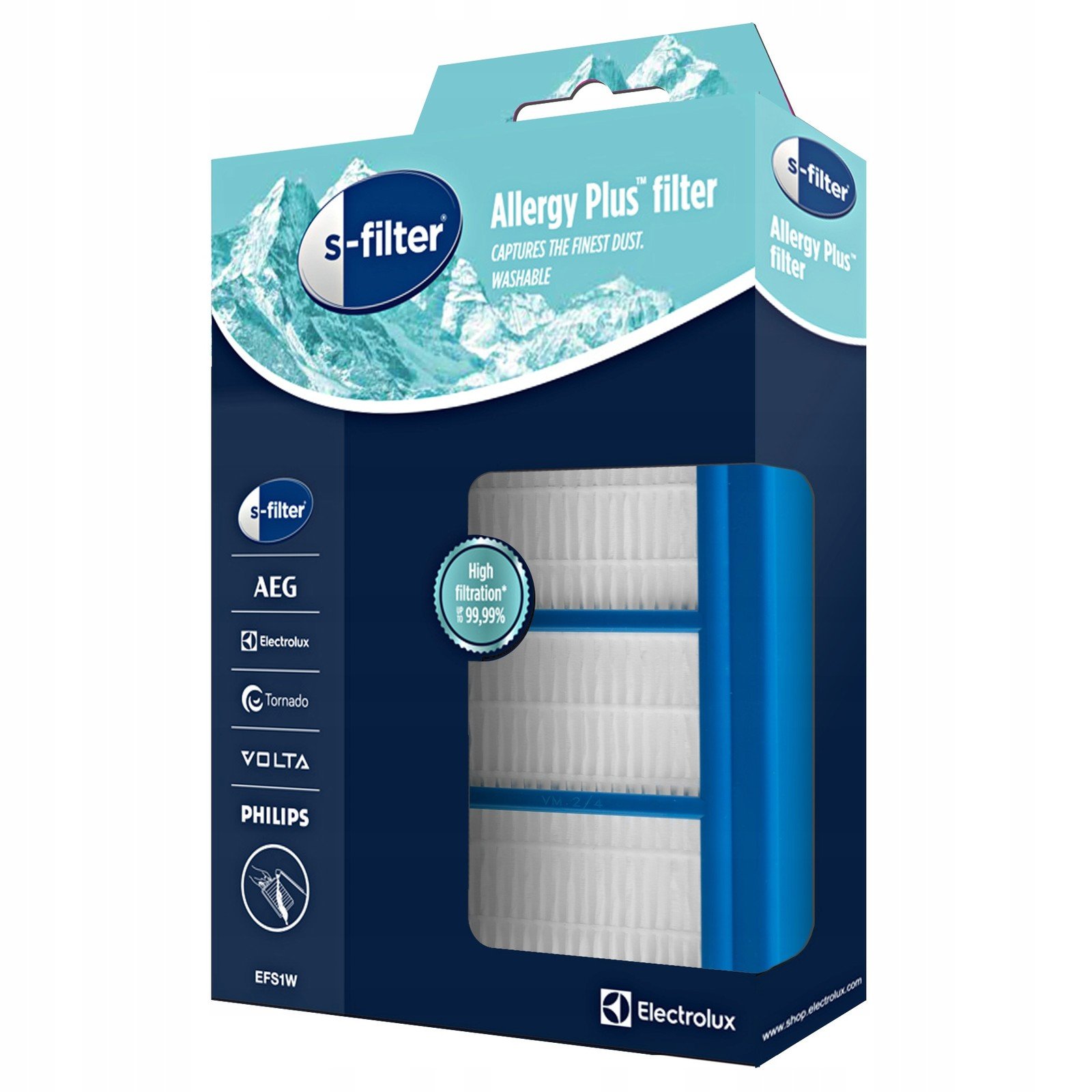 Hepa Filtr H13 Electrolux Allergy Plus EFS1W