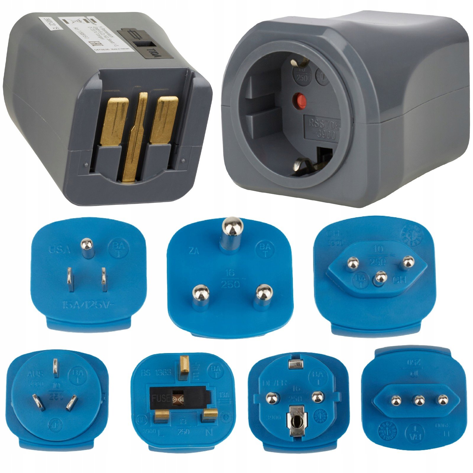 Brennenstuhl Cestovní Adaptér Univerzální Australia China Argentina Ostatní