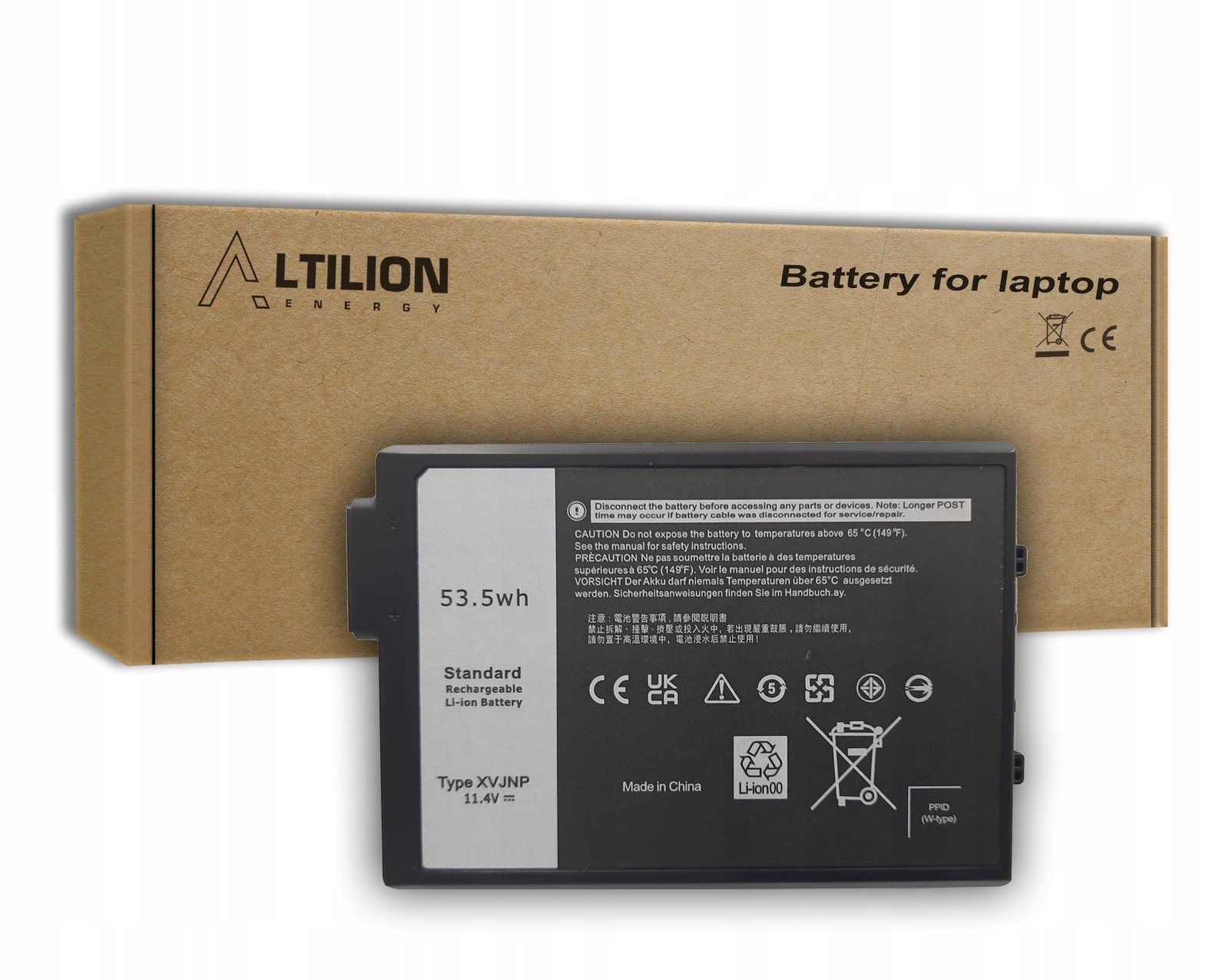 Baterie Xvjnp 6JRCP pro Dell Latitude 5430 7330 Rugged