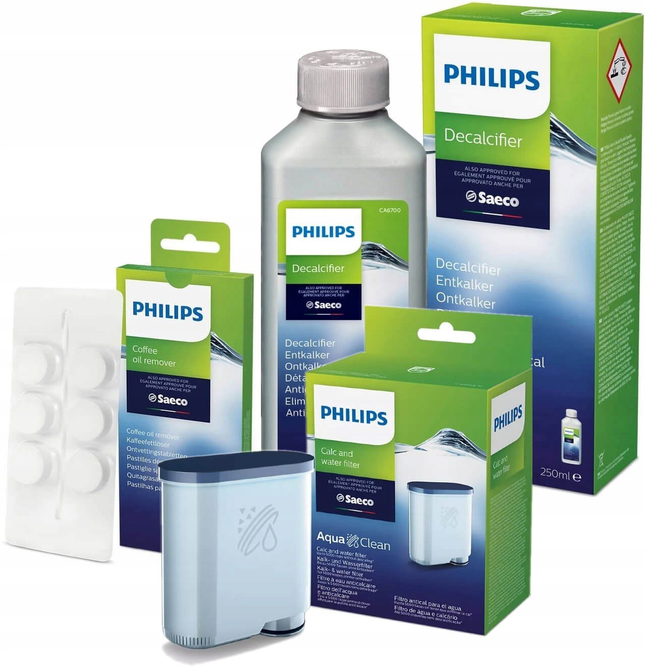 Set Saeco Philips Filtr Odvápňovač Tablety