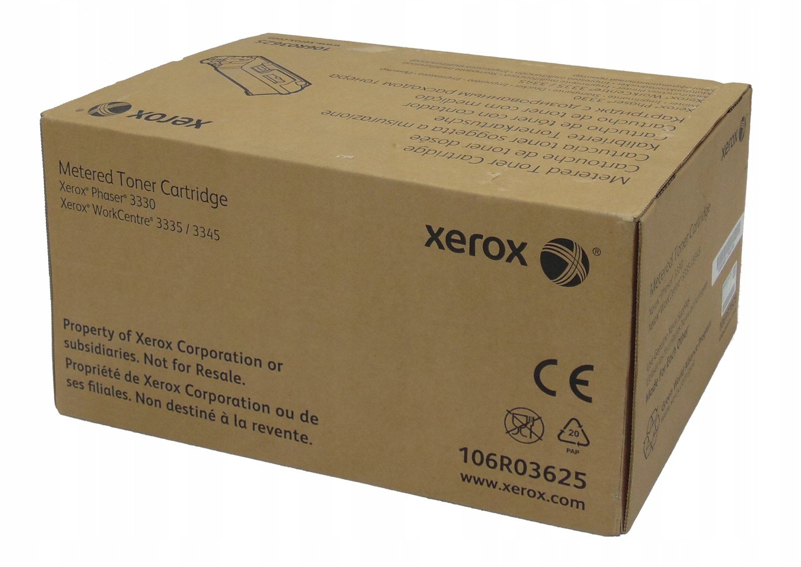 Toner Xerox 106R03625 Phaser 3330 Wc 3335 3345 Černý