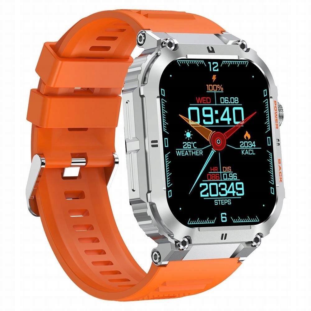 Smartwatch Gravity Oranžový Smartband Smartphone dárek Na Valentýna