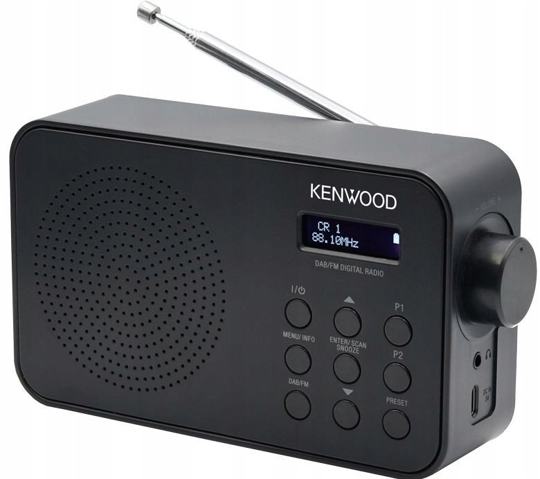 Digitální rádio Kenwood CR-M20DAB Dab+ Fm Rds Sleep Alarm Baterie