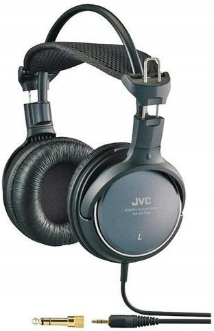 Sluchátka přes uši Jvc HA-RX700 (3.5m /3.5 mm (pozlacený) konektor/černá)