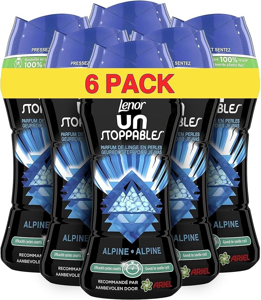 Lenor Un Stoppables Perličky oplachové krystalky Alpine 224g x6