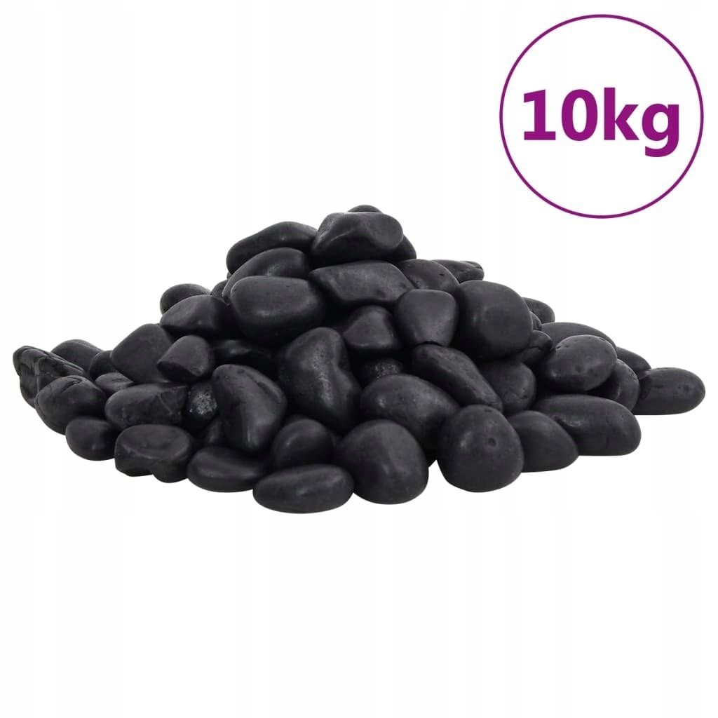 Leštěné Oblázky 10KG Černé 2-5CM