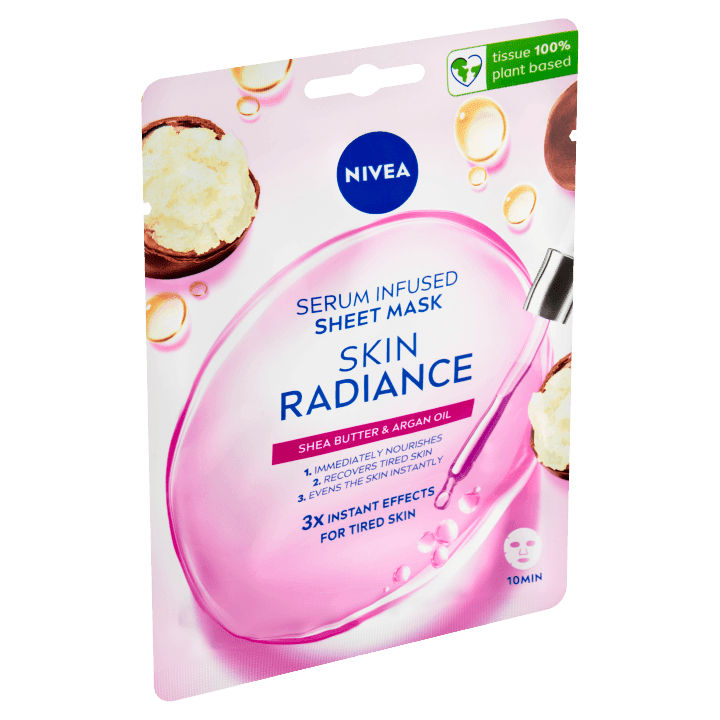 Nivea Skin Radiance Rozjasňující textilní maska 1 ks