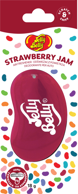 Jelly Belly 3D Air Freshener Strawberry Jam