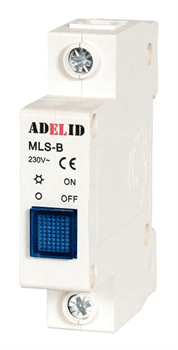 Adelid MLS-BLUE kontrolka přítomnosti fáze, modrá