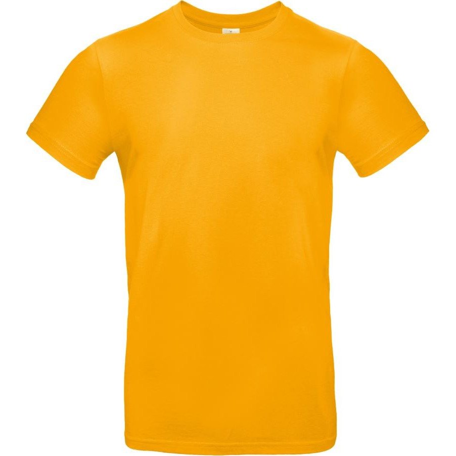 Pánské tričko B&C E190 - tmavě žluté, S
