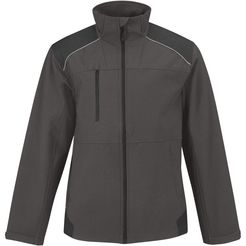 Pánské bunda B&C Shield Softshell Pro - tmavě šedá, S