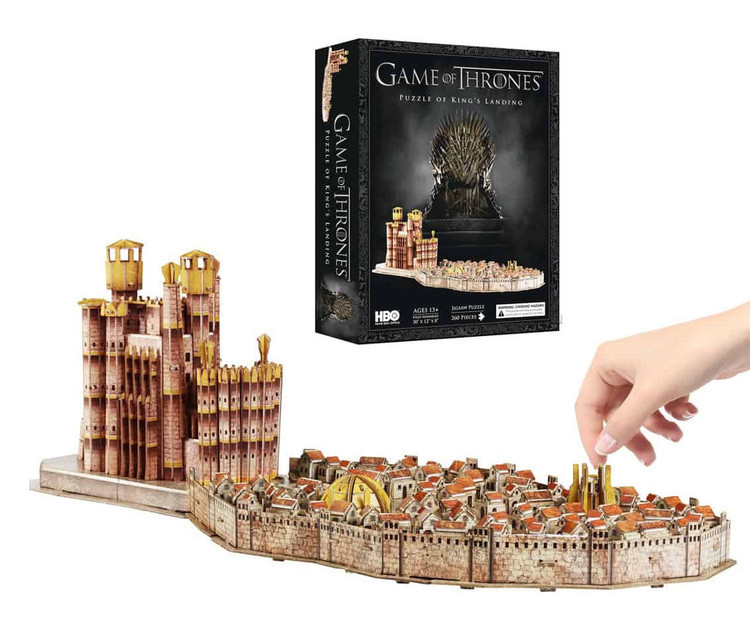 DISTRINEO Puzzle Hra o Trůny (Game of Thrones) - Kings Landing 4D Cityscape