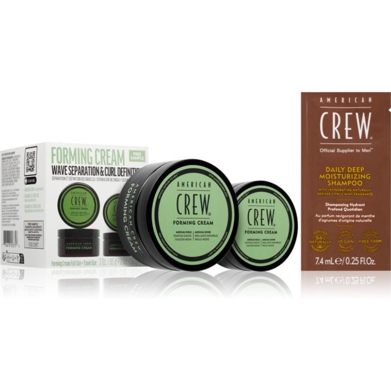 American Crew Forming Cream Duo Gift Set sada na vlasy pro muže 1 ks