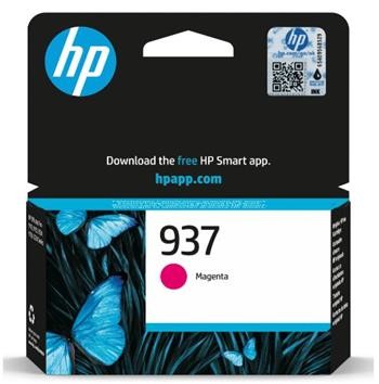 HP 937 Magenta Original Ink Cartridge, 4S6W3NE