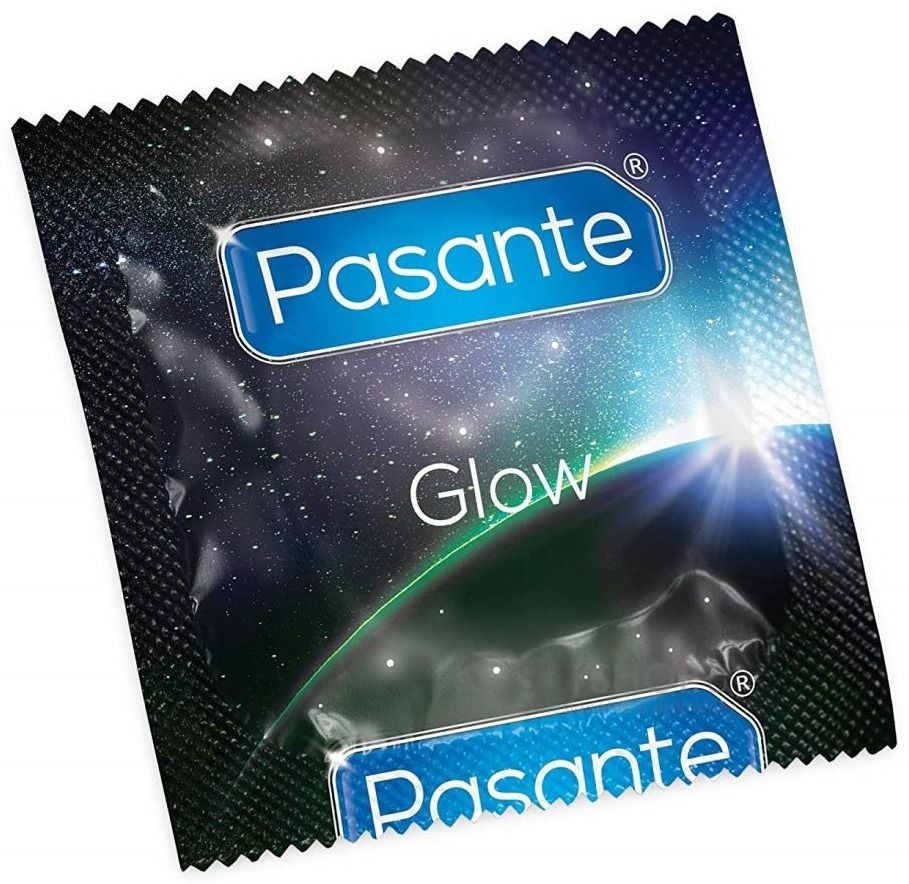 Pasante Svítící kondom Glow (1 ks) - Pasante