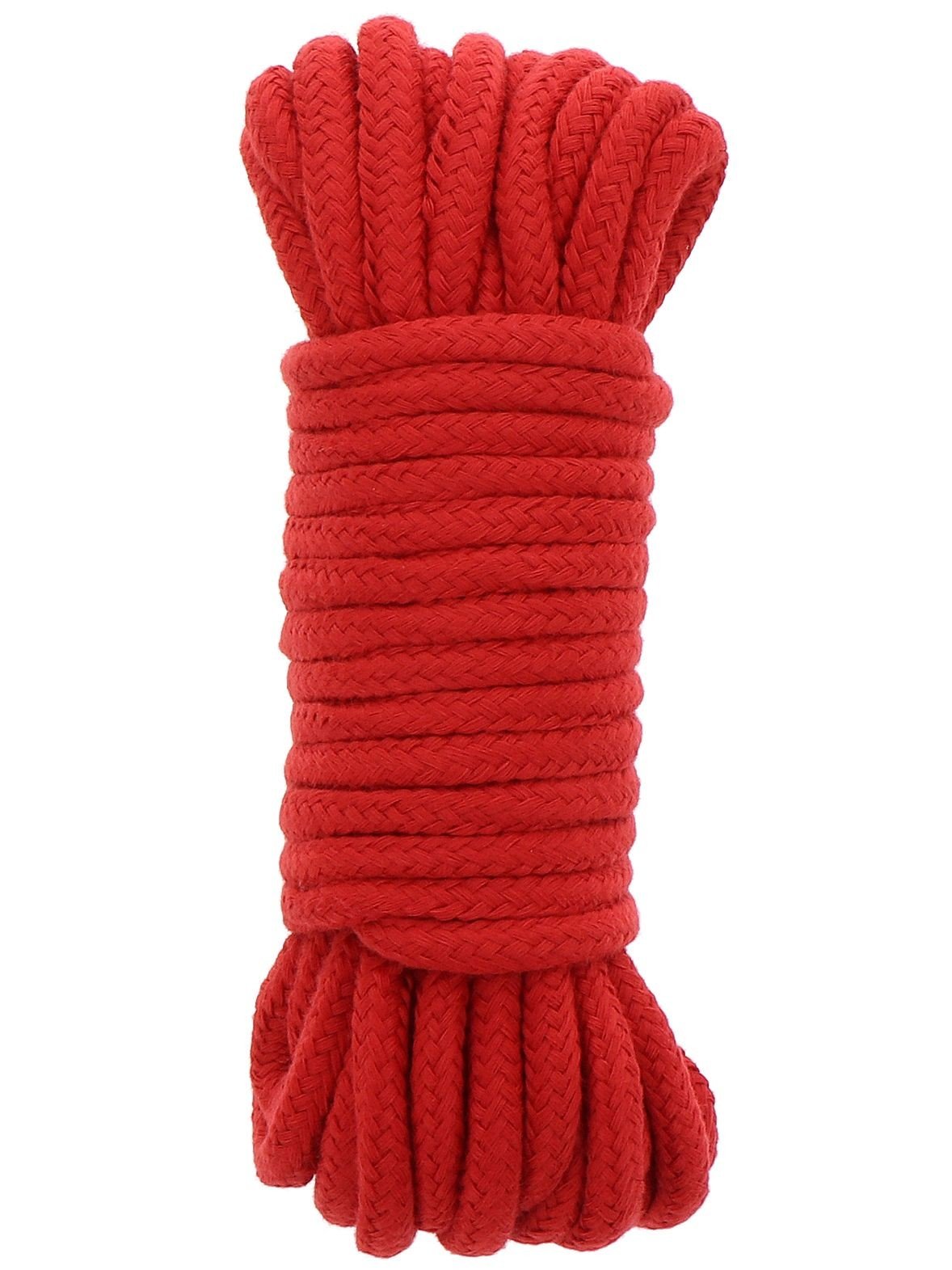 Hidden Desire Červené bondage lano (10 m) - Hidden Desire